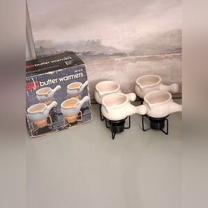 Set of 4 Butter/Sauce Warmers